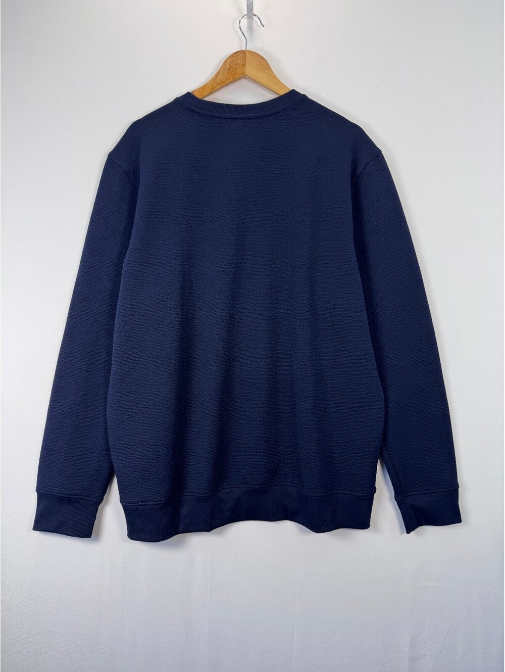 Gerry Men's Navy Textured Crewneck XL Sweatshirt Minimalist Outdoor Stretch Top - Picture 4 of 8